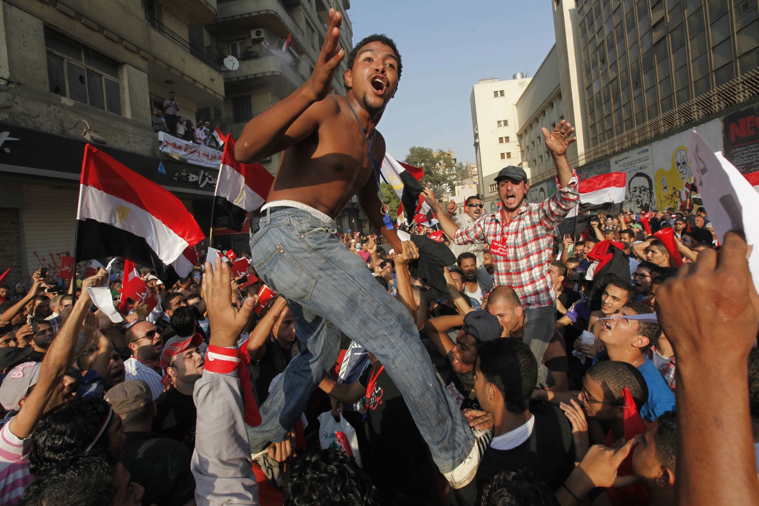 Protesters, who are against Egyptian President Mohamed Mursi, gather in Tahrir Square in Cairo