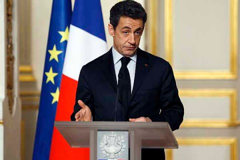 France's President Nicolas Sarkozy 