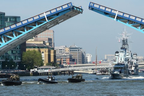 Met's Biggest Royal Security Operation For Jubilee Flotilla
