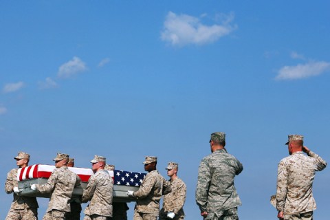 Bodies Of Three Marines Killed In Afghanistan Return To Dover Air Force Base