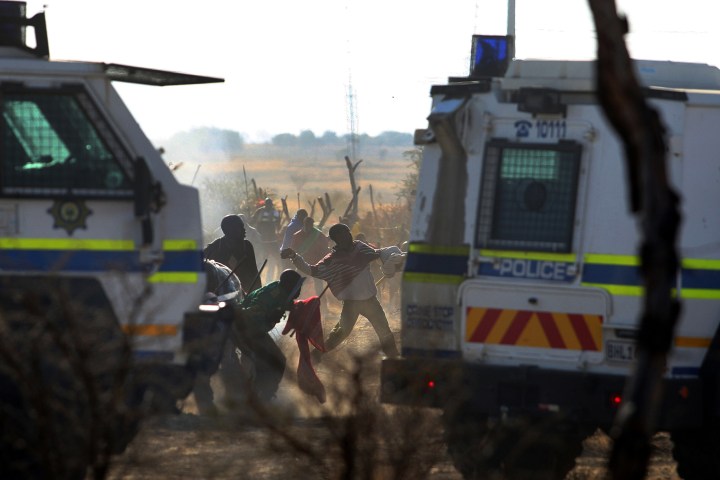 In South Africa, Police Fire on Striking Mineworkers