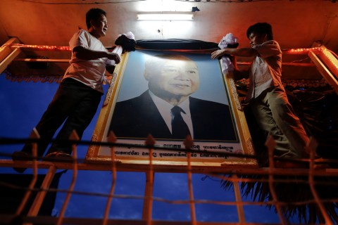 Cambodia Mourns Former King