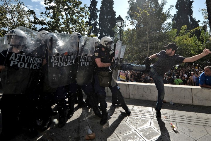 Anti-Austerity Protests Sweep the Eurozone