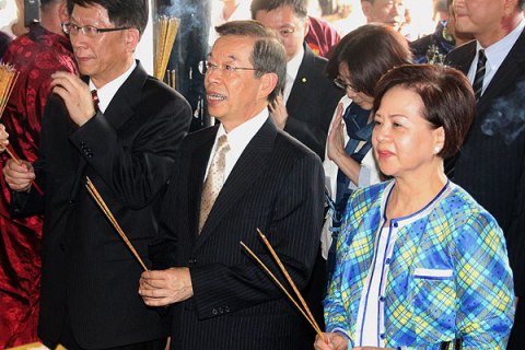 Former Taiwan premier Frank Hsieh