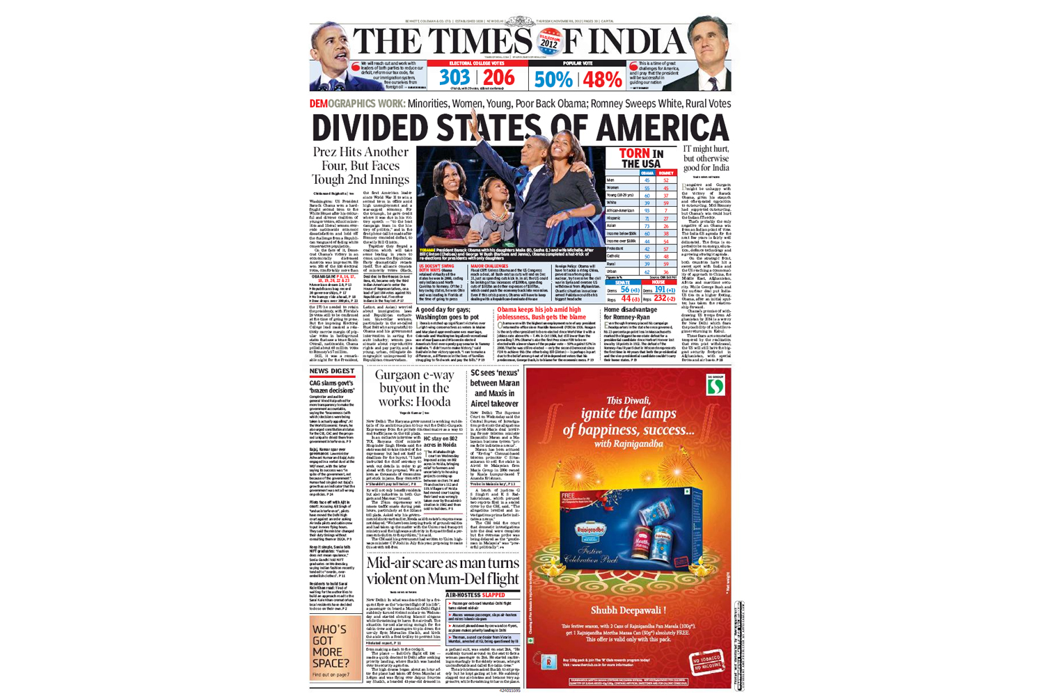 times of india news headline