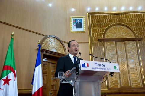 François Hollande in Algeria