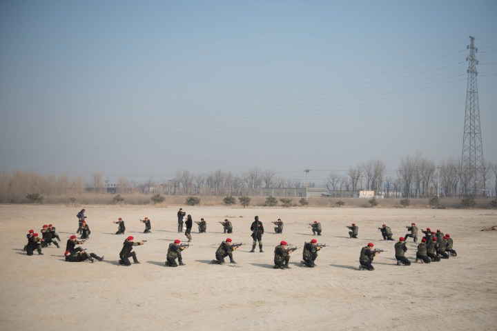 China bodyguard training