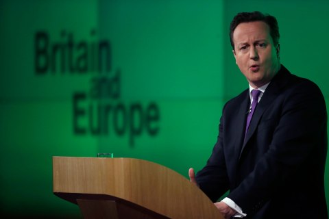 Prime Minister David Cameron Speaks On Europe