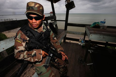 Malaysian soldier 