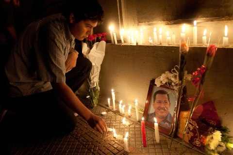 Venezuelans Mourn the Death of Hugo Chavez