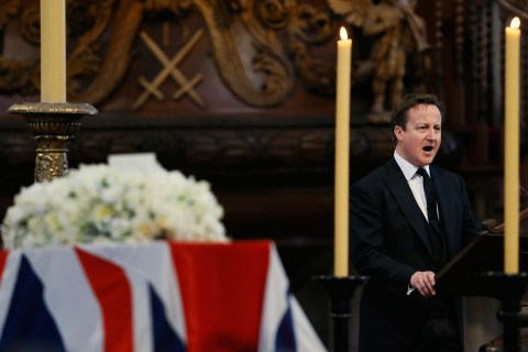 The Ceremonial Funeral Of Former British Prime Minister Baroness Thatcher