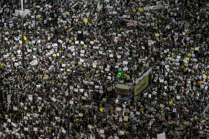Protest in Rio de Janeiro