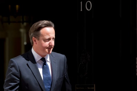 Britain's Prime Minister David Cameron at 10 Downing Street in London, on June 6, 2013.