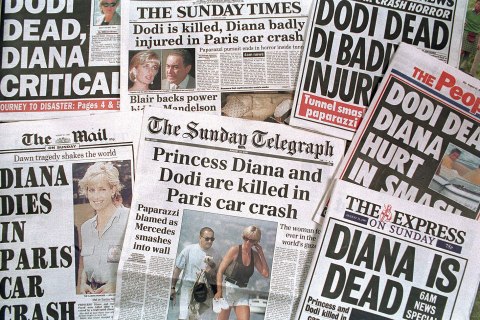 Newspapers Diana Death