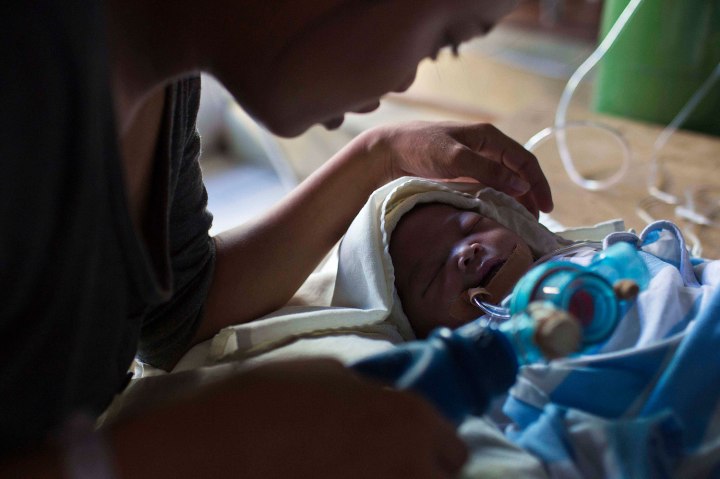 APTOPIX Philippines Storm Babies