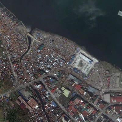 Satellite Image of Tacloban City, Philippines