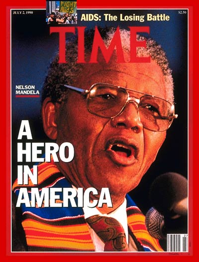 Hero In America | Nelson Mandela TIME Covers Throughout The Years ...