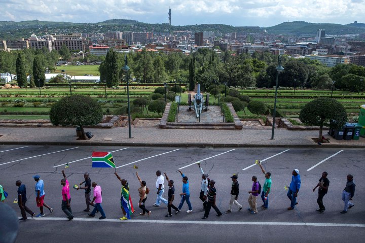 People, Death, Horizontal, South Africa, Waiting, Lying Down, Holding Hands, Bus, Pretoria, Union Buildings, Politics, President, Capital Cities, Nelson Mandela, Human Interest, Former