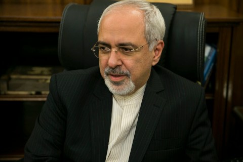 Jadav Zarif during interview with time magazine at his office in Tehran.