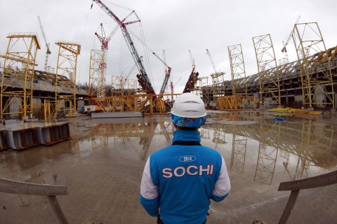 General Views of Venues for Sochi 2014 Winter Olympic Games