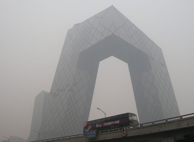 Heavy Smog Envelopes China