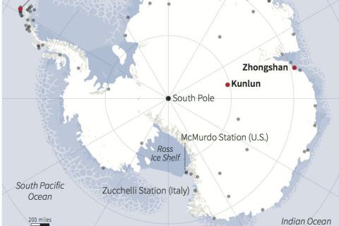 Research bases in Antarctica