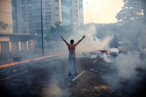 APTOPIX Venezuela Protests